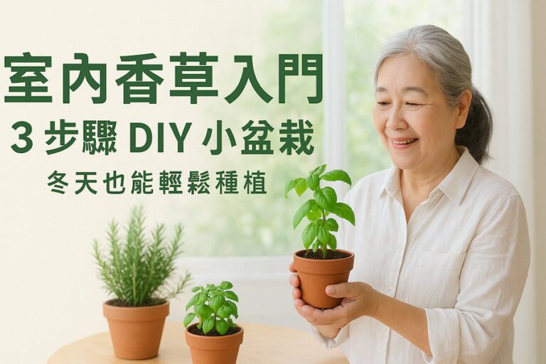 室內香草入門：3 步驟 DIY 小盆栽，冬天也能輕鬆種植 圖/AI