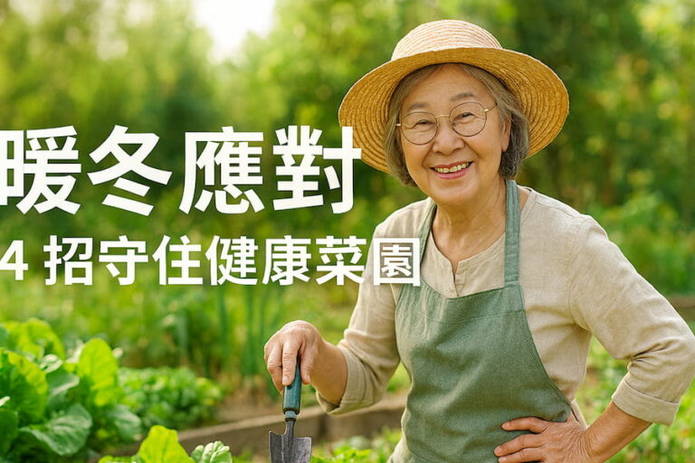 冬季氣候亂象：4 招暖冬應對法，保護 2026 家庭菜園 圖/AI