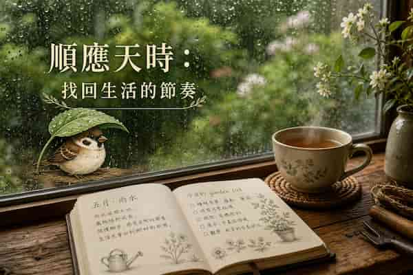 梅雨季不焦躁:菜園必做 5 件事,防爛防黃完整教學 圖/AI