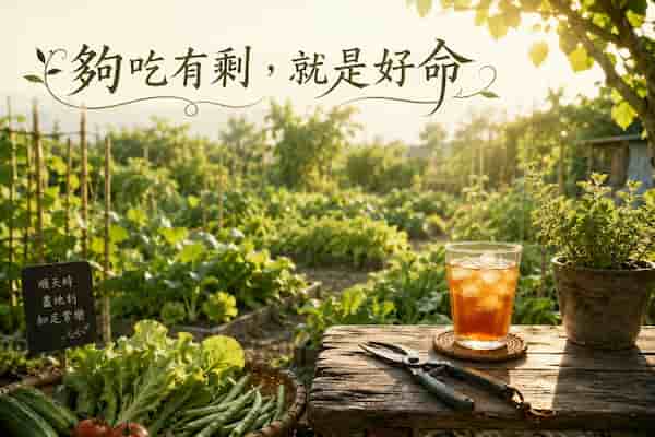 順應6月菜園爆產：學會不過度用力的3個熟齡慢活智慧      圖/AI