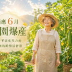 順應6月菜園爆產：學會不過度用力的3個熟齡慢活智慧 圖/AI