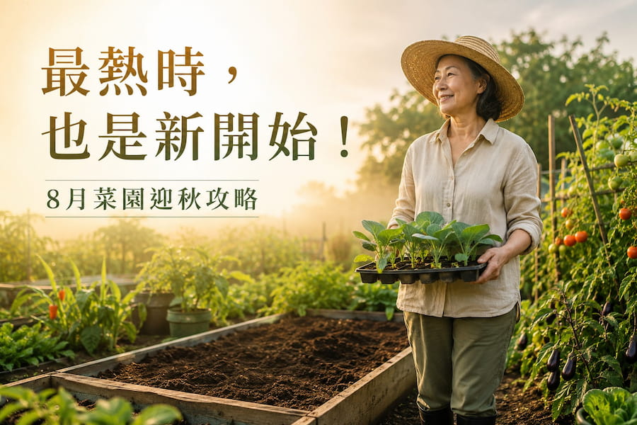 最熱時也是新開始!8月菜園3個轉念,優雅安頓身心 圖/AI