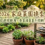 2026 家庭菜園換季：3招避開斷層，春菜接夏菜不間斷 圖/AI