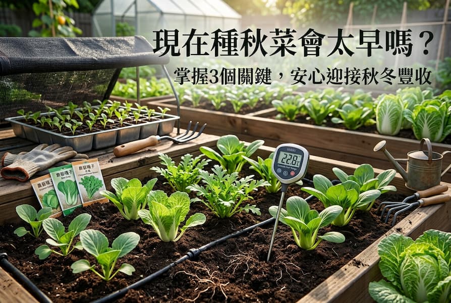 現在種秋菜會太早嗎？