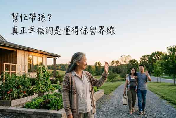年過 50 該幫忙帶孫?分享 3 個現代熟齡的第二人生抉擇 圖/AI