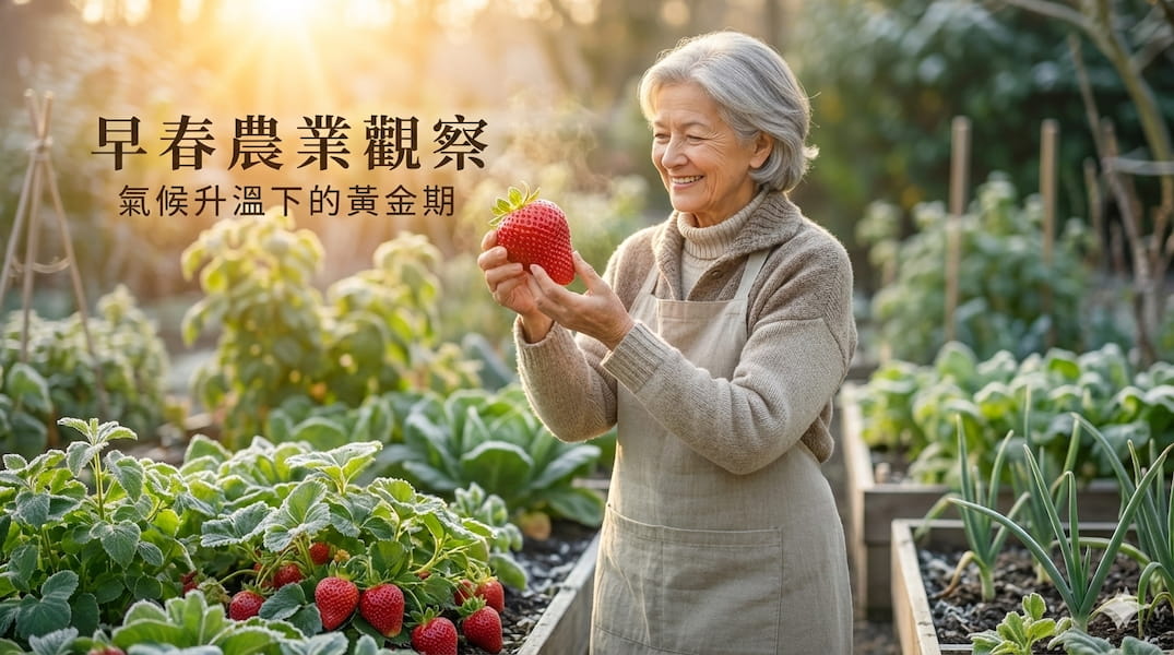 2026早春農業：氣候升溫下 5種提早進入黃金期的作物 圖/AI