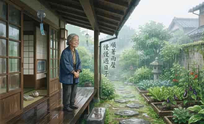 《雨來菜園安靜了：梅雨季慢生活，教我的3件生活小事》  圖/AI