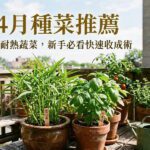 4 月種菜推薦：7 種耐熱蔬菜，新手必看快速收成術 圖/AI