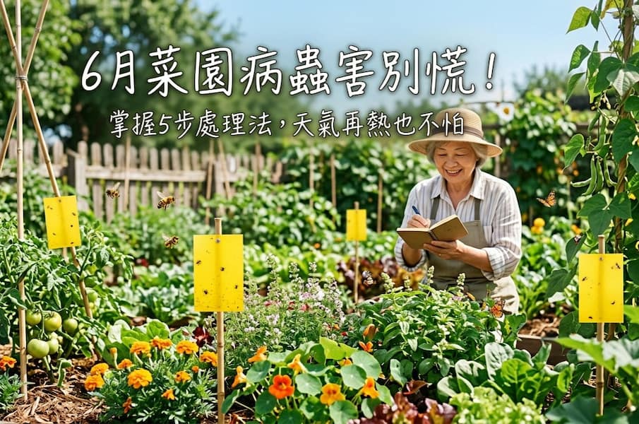 6月菜園病蟲害別慌!掌握5步處理法,天氣再熱也不怕 圖/AI