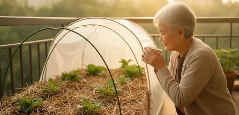 冬季菜園哲學：3 個「醞釀期」動作，為明年豐收打底     圖/AI
