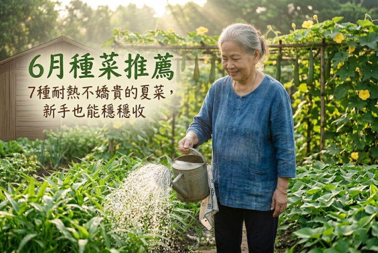 6月種菜推薦：7種耐熱不嬌貴的夏菜，新手也能穩穩收 圖/AI