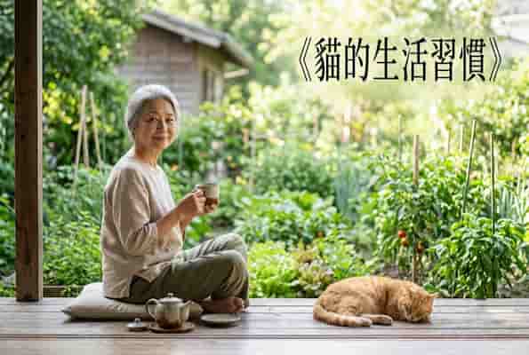 學貓過日子!3 個貓的生活習慣,教你晚年找到平衡 圖/AI
