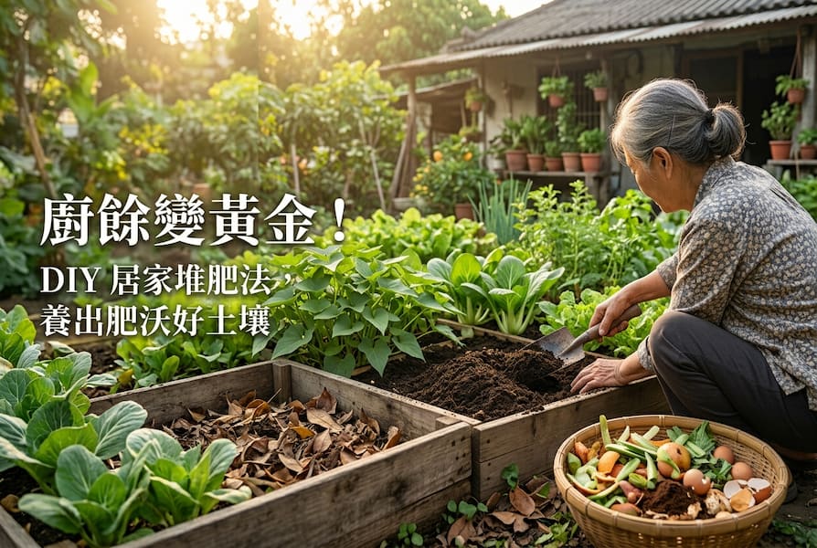廚餘變黃金！