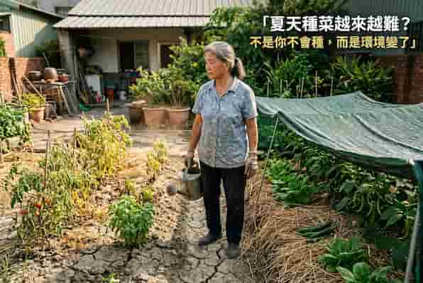 為什麼夏天種菜越來越難?環境變了!學會3招破解 圖/AI