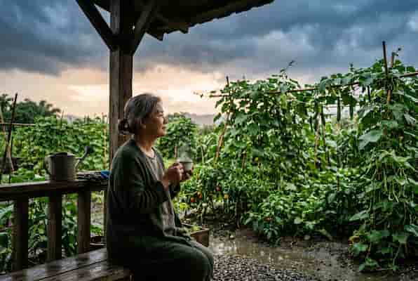 7 月不穩定盛夏來臨！掌握 3 個菜園關鍵，防高溫雷雨   圖/AI