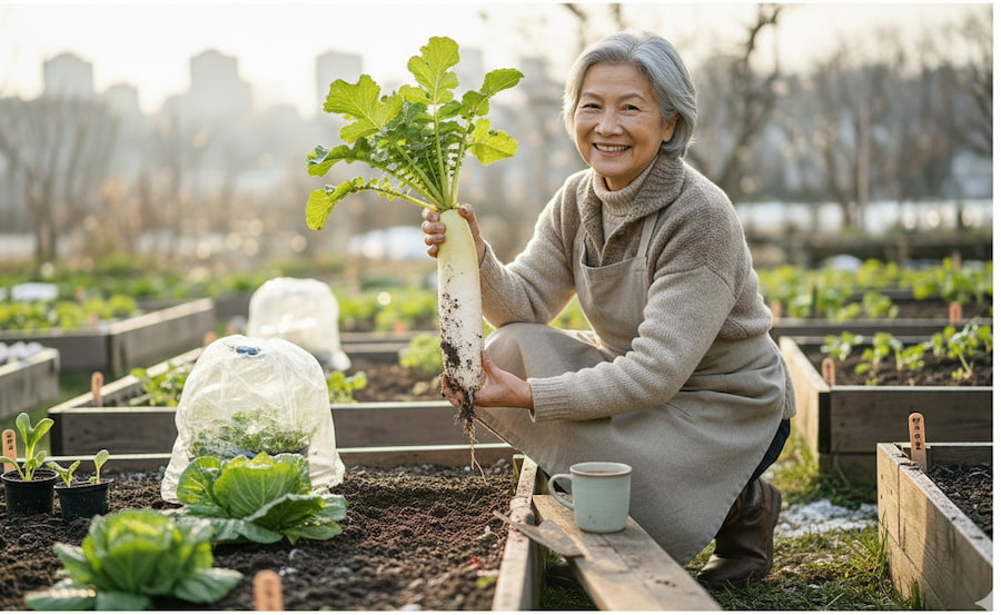 蘿蔔種植不求人！新手必學 4 個步驟，教你輕鬆大豐收 圖/AI