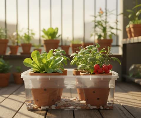 DIY 懶人澆水：4招，解決缺水焦慮，作物大豐收    圖/AI