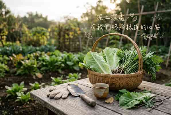 收成不只是蔬菜！種菜多年才懂：這3件事帶給我安心     圖/AI