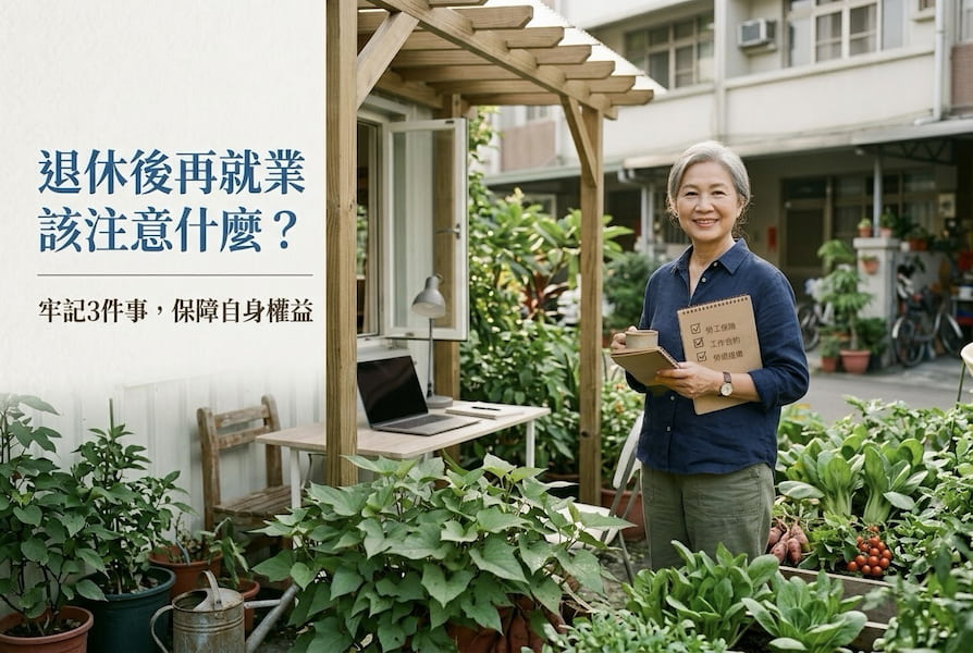 退休後再就業該注意什麼？牢記3件事，保障自身權益 圖/AI